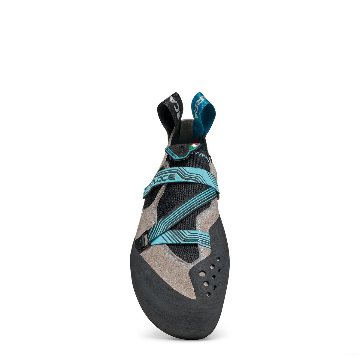 Scarpa ARPIA WMN, Chaussons d'escalade, Black-Aqua FKW