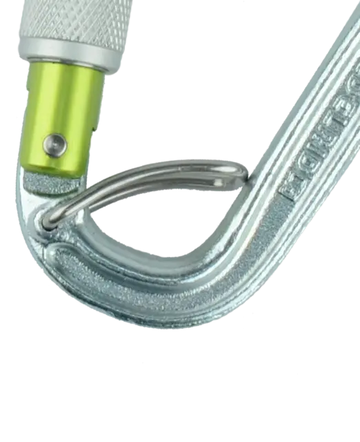 Mousqueton HMS Bruce Steel Screw FG - Edelrid