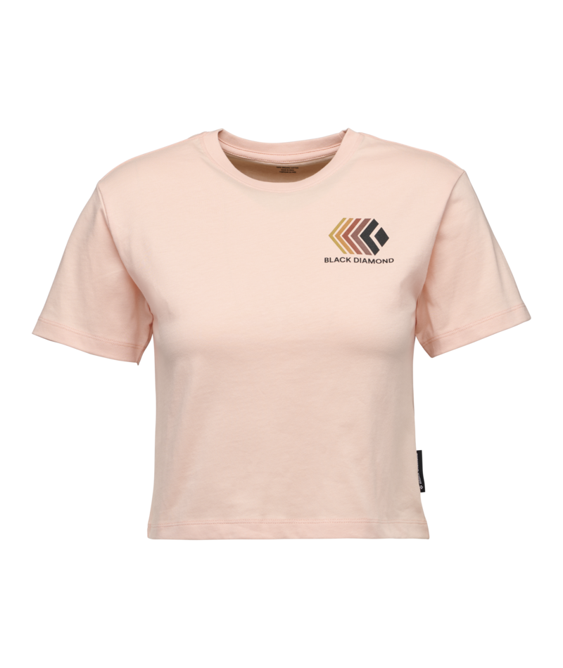 Faded Crop F T-Shirt *CLEARANCE 40%* - Black Diamond 