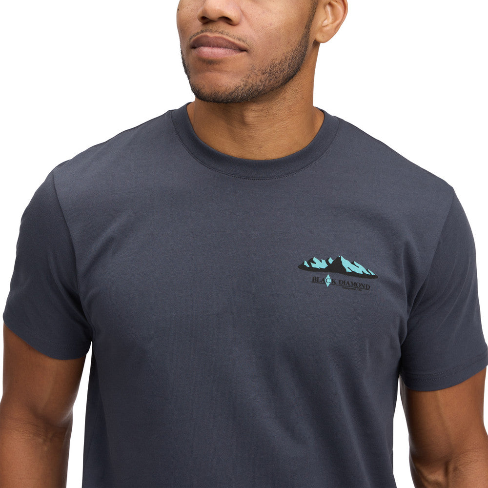 T-Shirt Mountainscape H - Black Diamond 