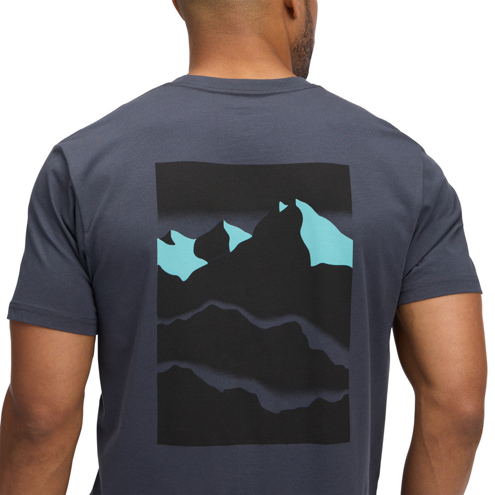 T-Shirt Mountainscape H - Black Diamond 