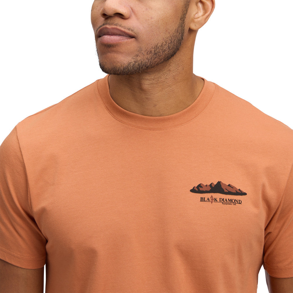 T-Shirt Mountainscape H - Black Diamond 