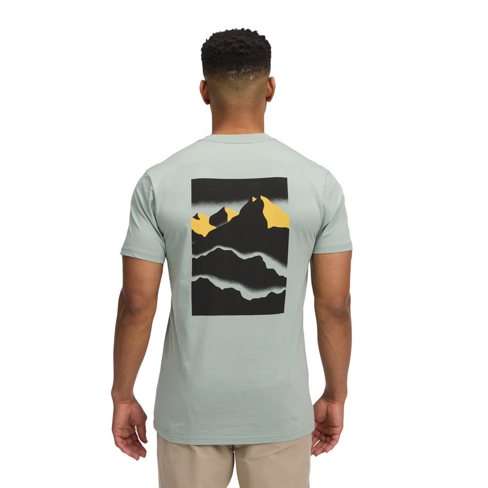 T-Shirt Mountainscape H - Black Diamond 