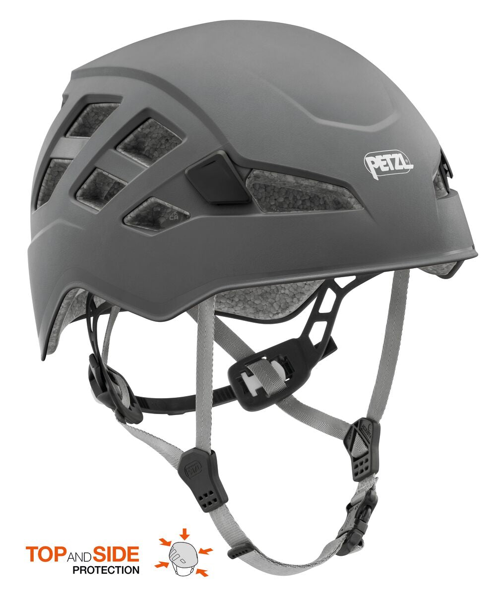 Kit Escalade Complet ALPIDEX + Stubai – Casque Mountain Grey + Baudrier Universel Red + Set Via Ferrata Basic 3.0