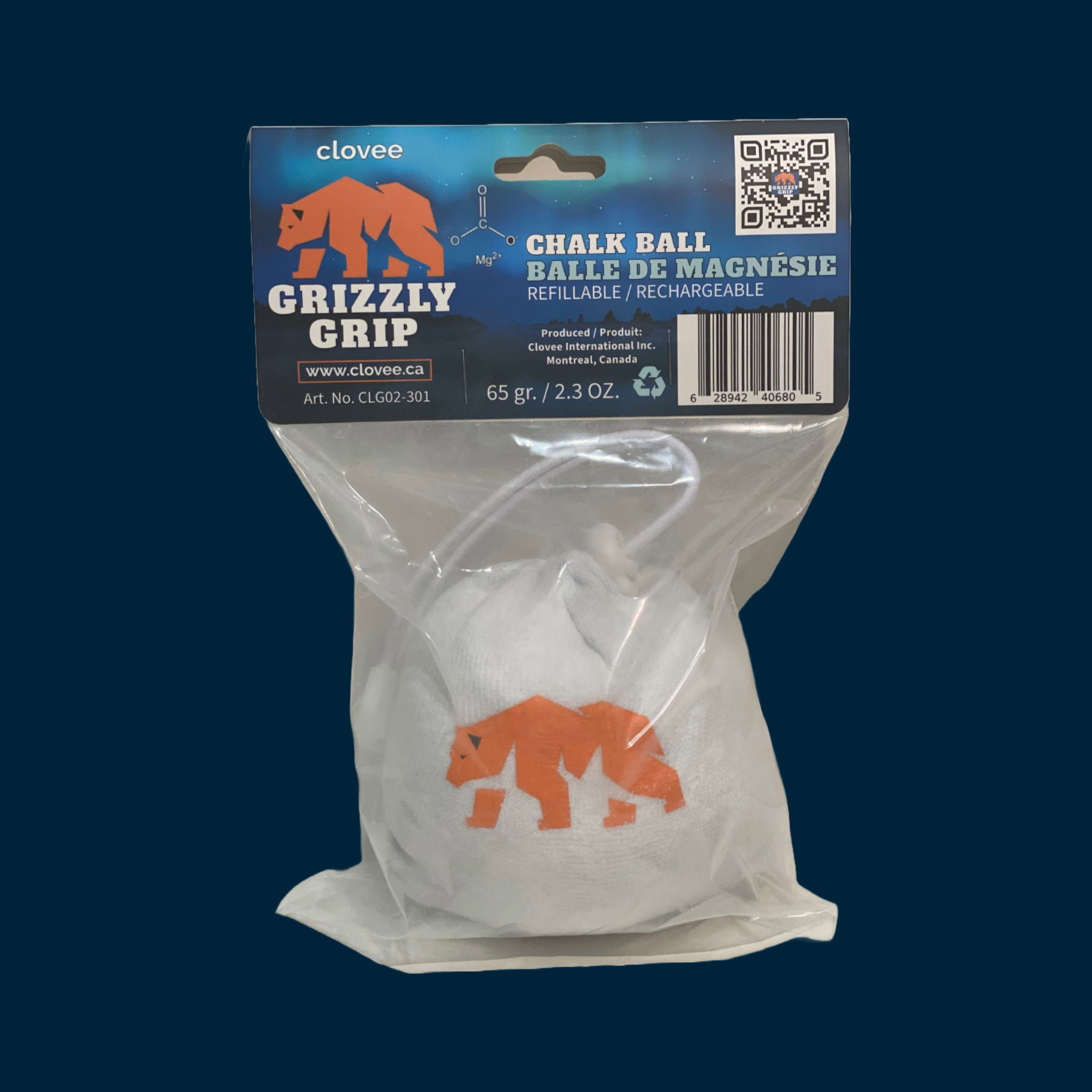 Magnésie Chalk Ball - Grizzly Grip