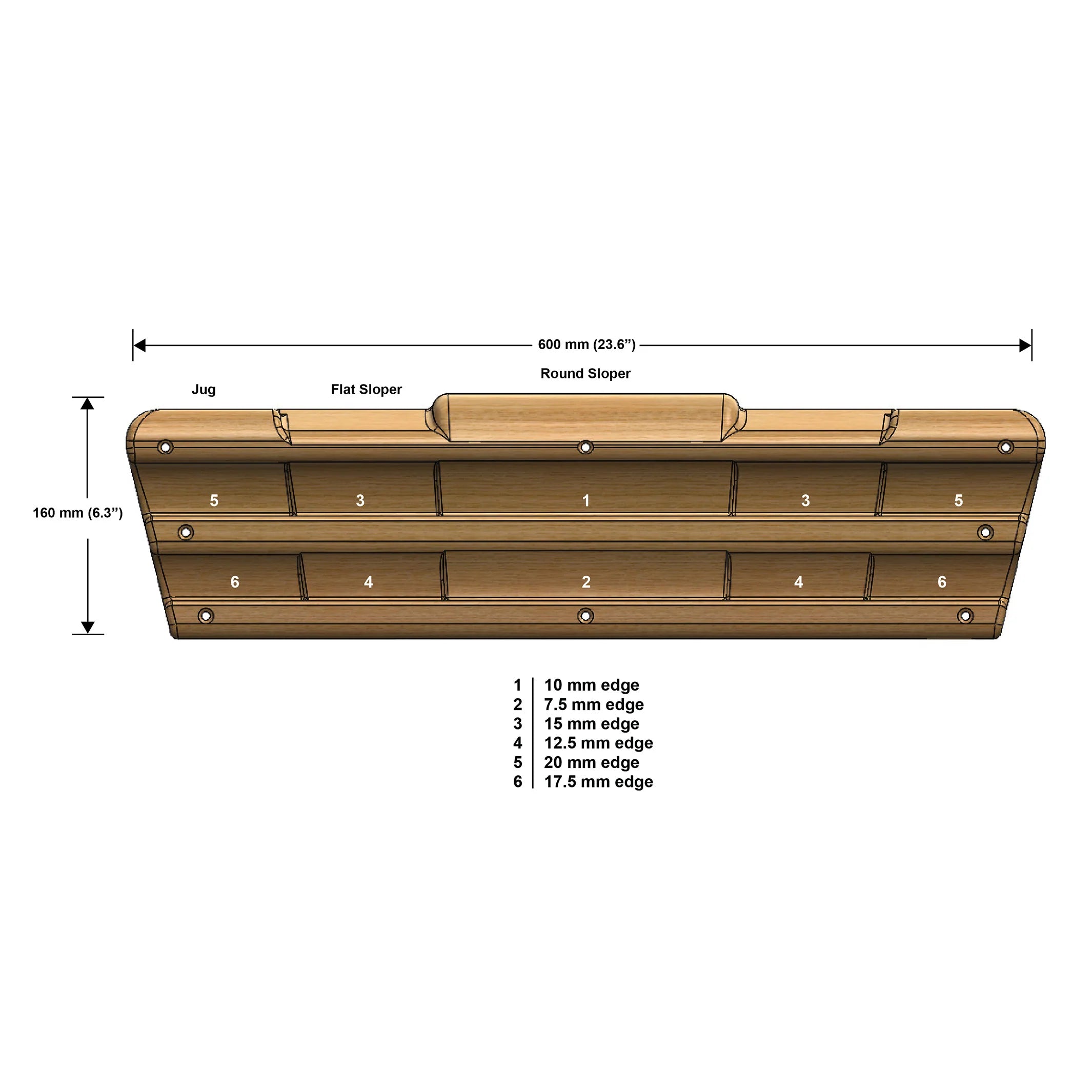Poutre d'entrainement Edge - Metolius