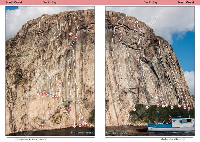 Guide d'escalade Newfoundland Rock Climbing - David Bruneau