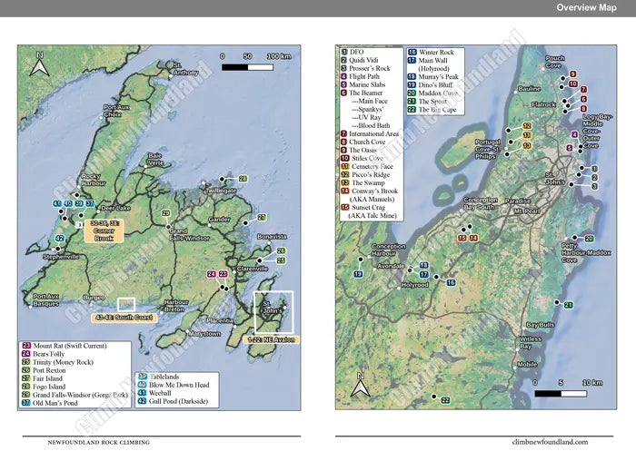 Guide d'escalade Newfoundland Rock Climbing - David Bruneau