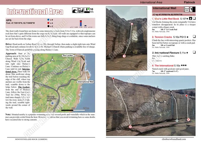 Guide d'escalade Newfoundland Rock Climbing - David Bruneau