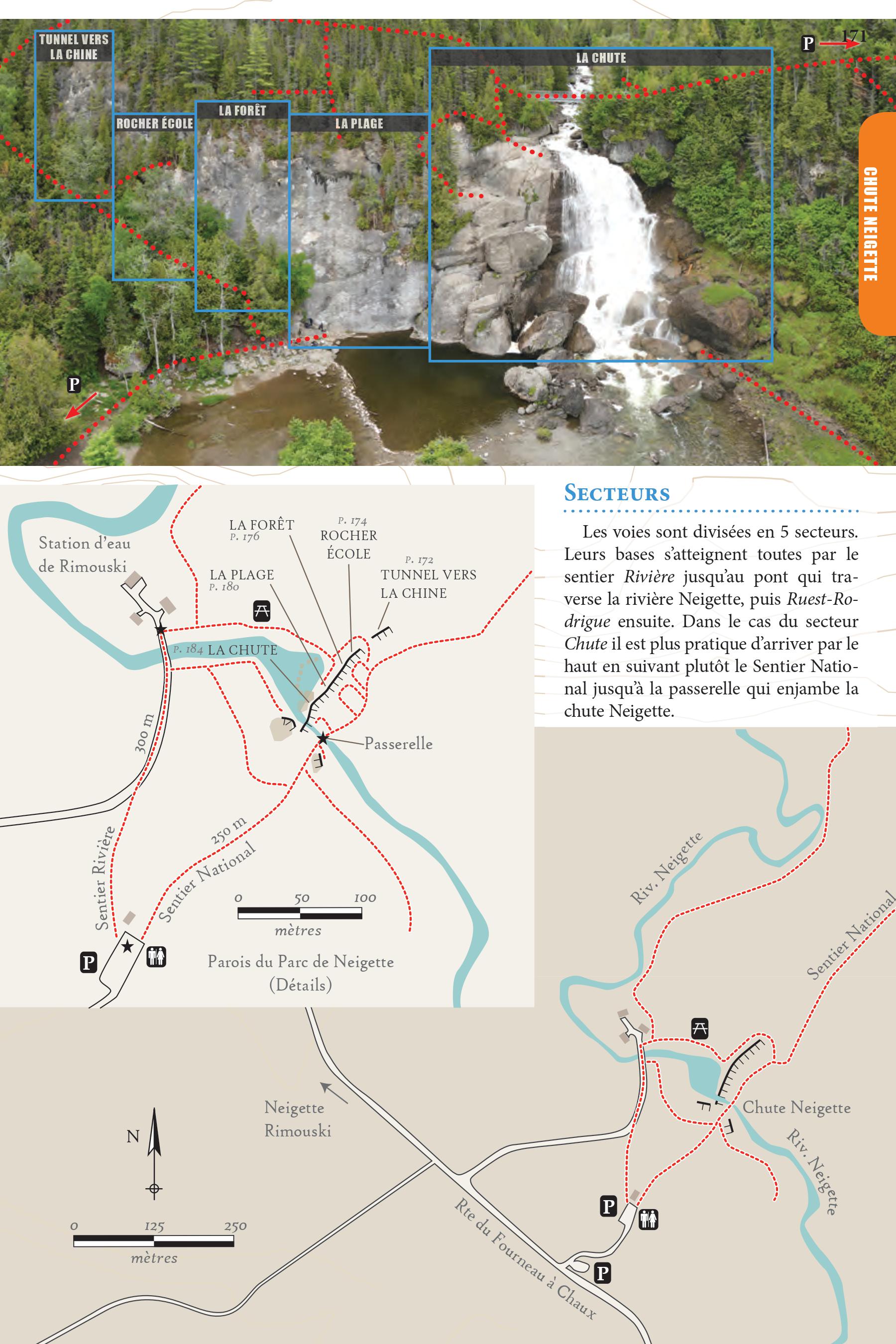 Guide d'escalade Parois du Québec - Bas-Saint-Laurent et Gaspésie