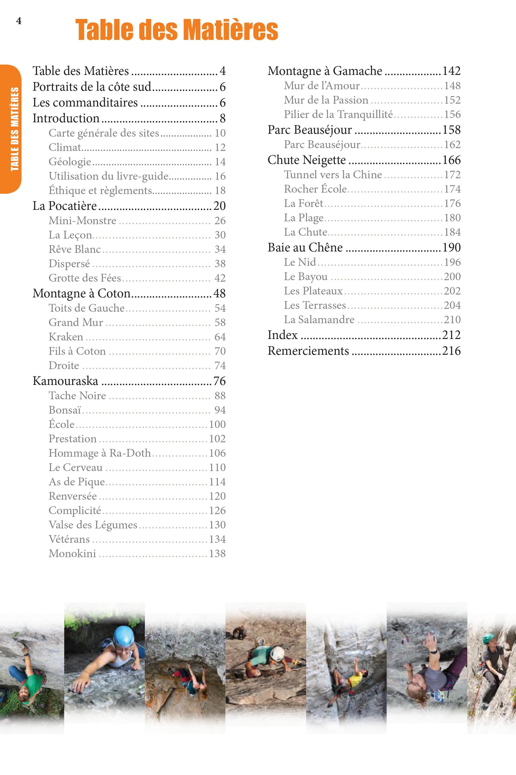Guide d'escalade Parois du Québec - Bas-Saint-Laurent et Gaspésie