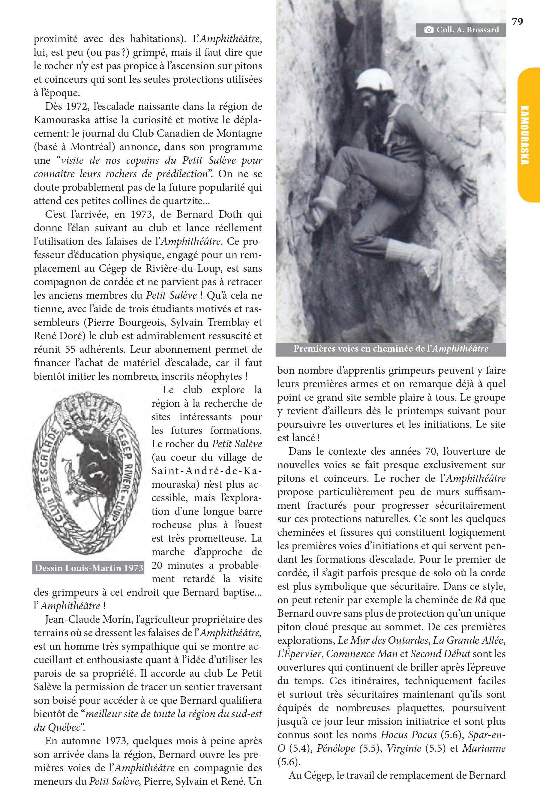 Guide d'escalade Parois du Québec - Bas-Saint-Laurent et Gaspésie