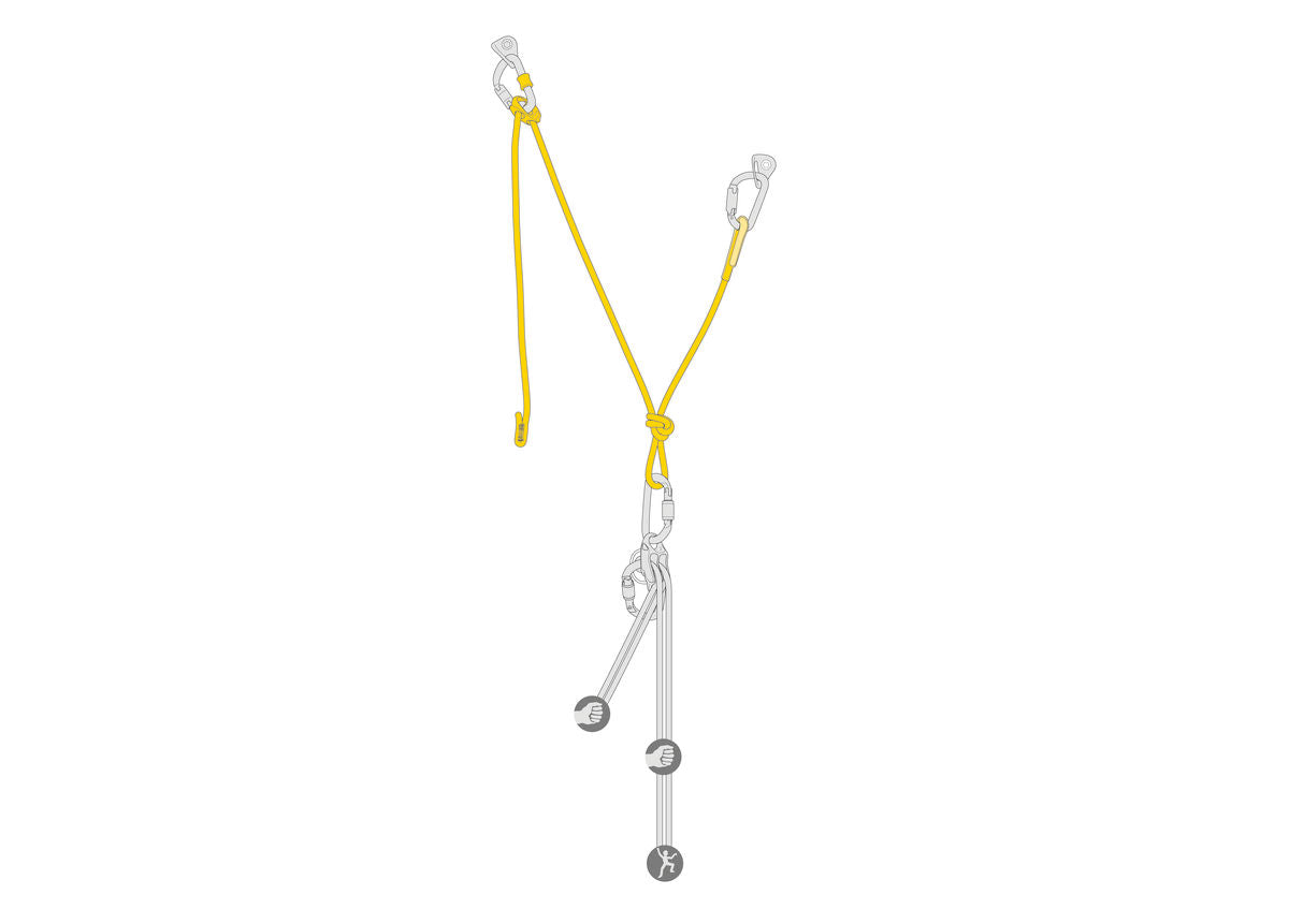 Dual Connect Vario Lanyard - Petzl 