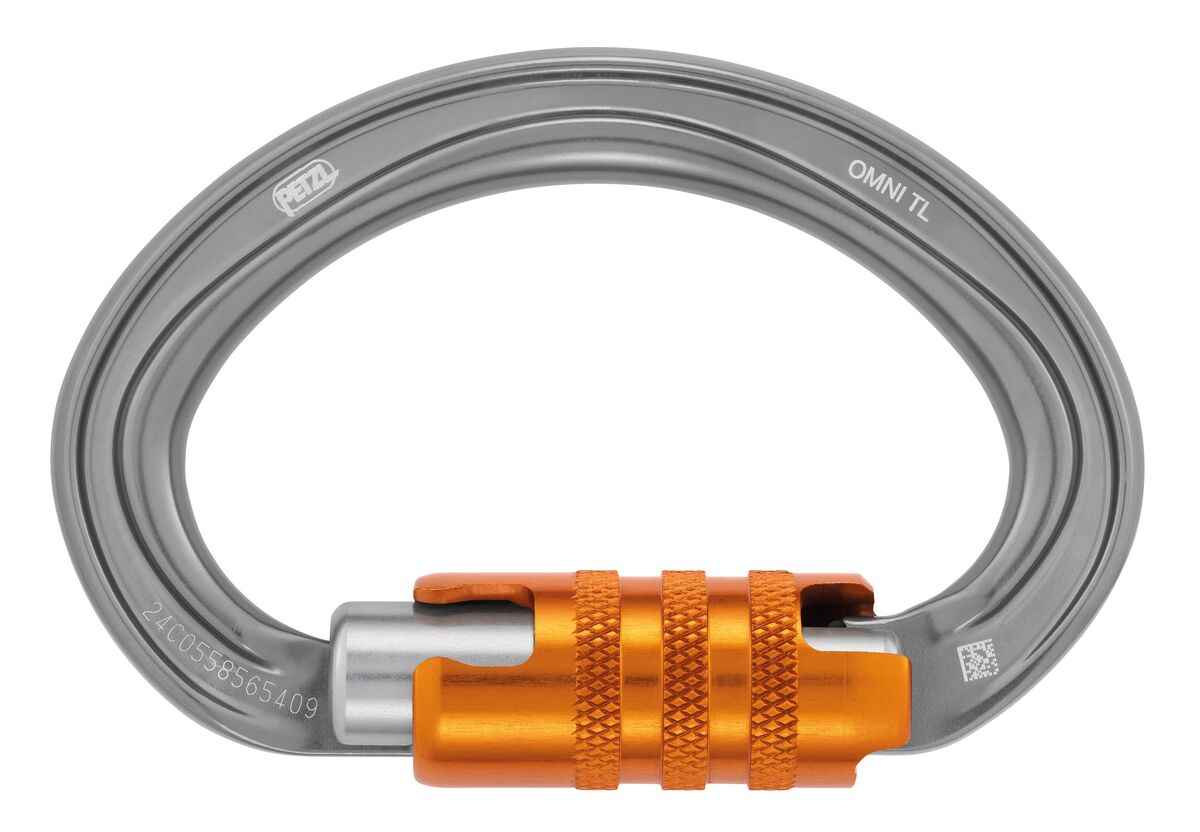 Petzl OK TRIACT-LOCK – mousqueton ovale triple action | Couleur Gris Petzl OK TRIACT-LOCK – mousqueton ovale triple action | Couleur Gris