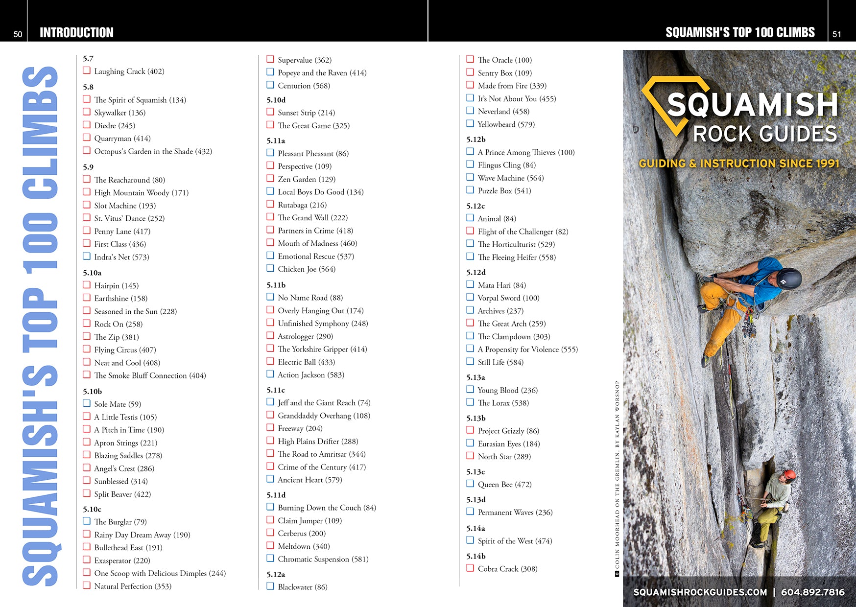 Squamish Select Climbing Guide - QuickDraw Publications 