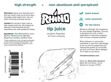 Load the image in the gallery, Cream Tip Juice - Rhino Skins 
