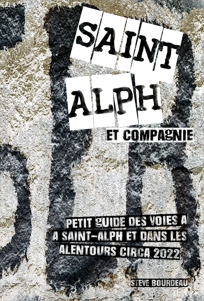Guide d'escalade Saint Alph et Compagnie - Steve Bourdeau