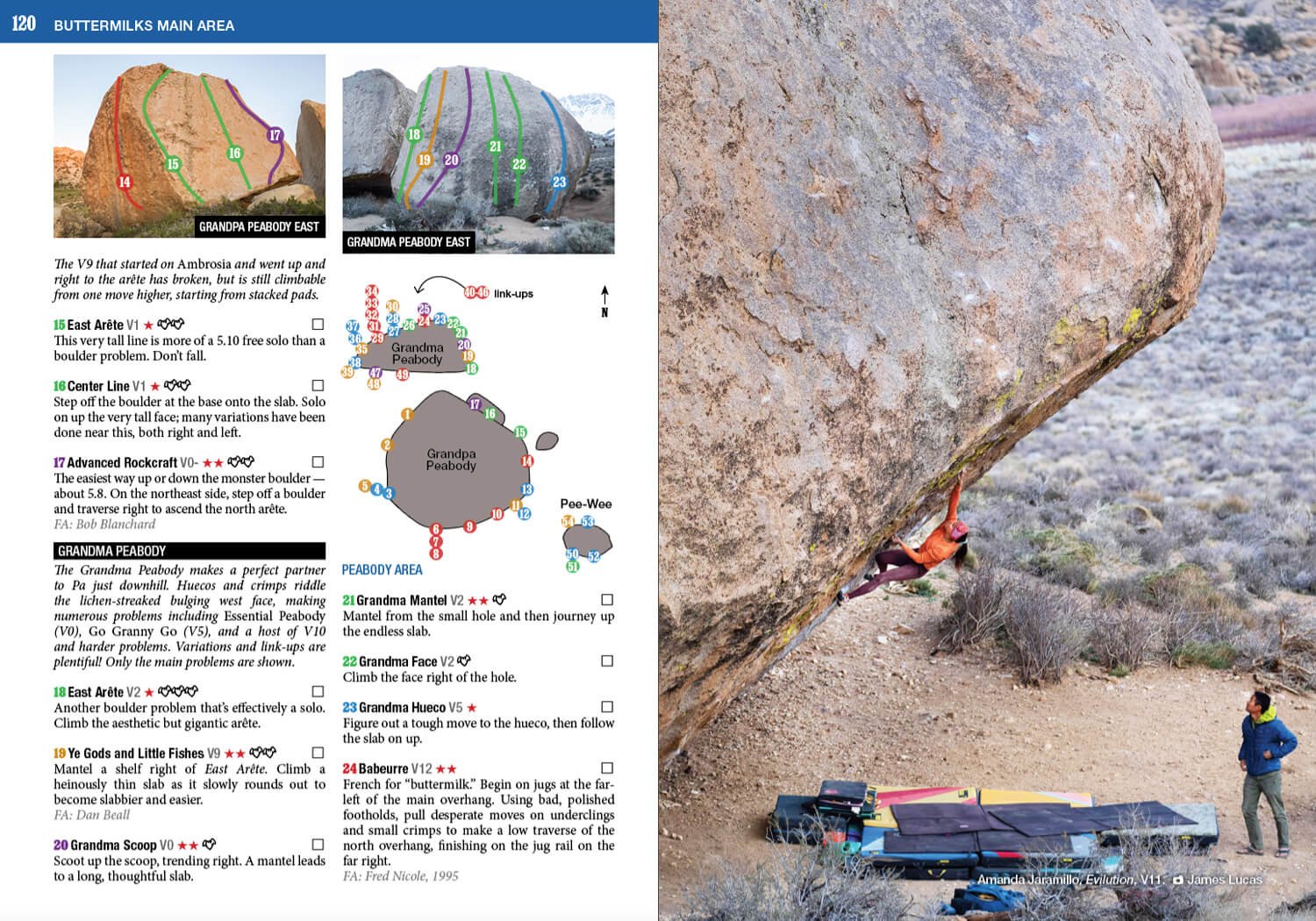 Bishop Bouldering Climbing Guide - Wolverine Publishing 