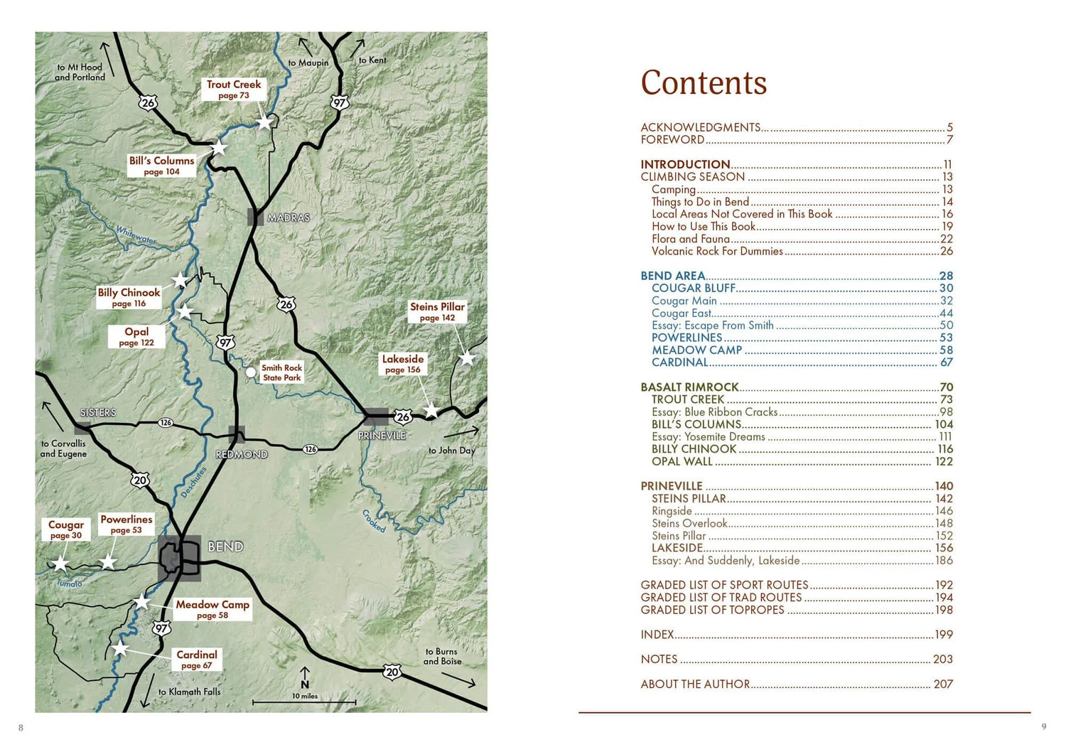 Guide d'escalade Central Oregon Rocks - Wolverine Publishing