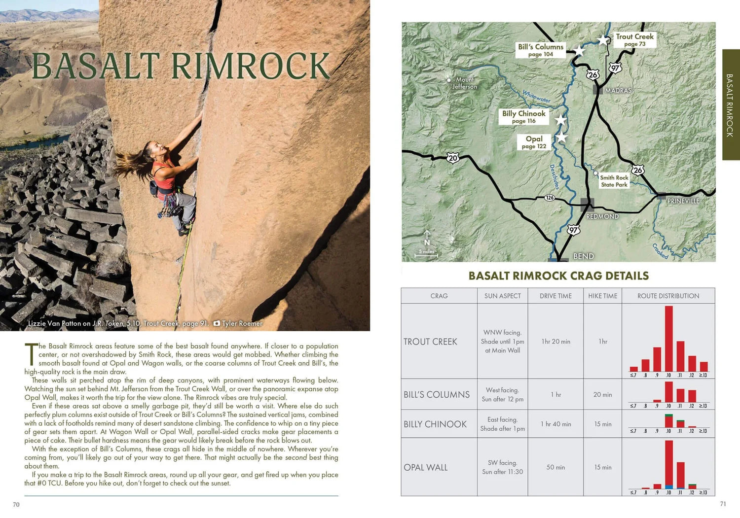 Guide d'escalade Central Oregon Rocks - Wolverine Publishing