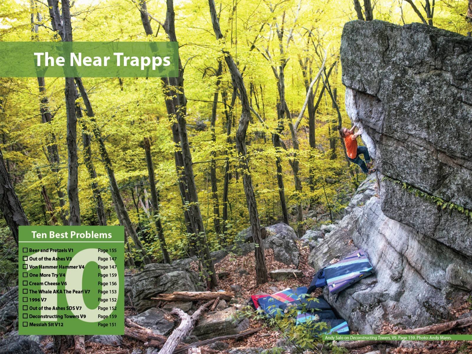 Gunks Bouldering Climbing Guide - Wolverine Publishing 