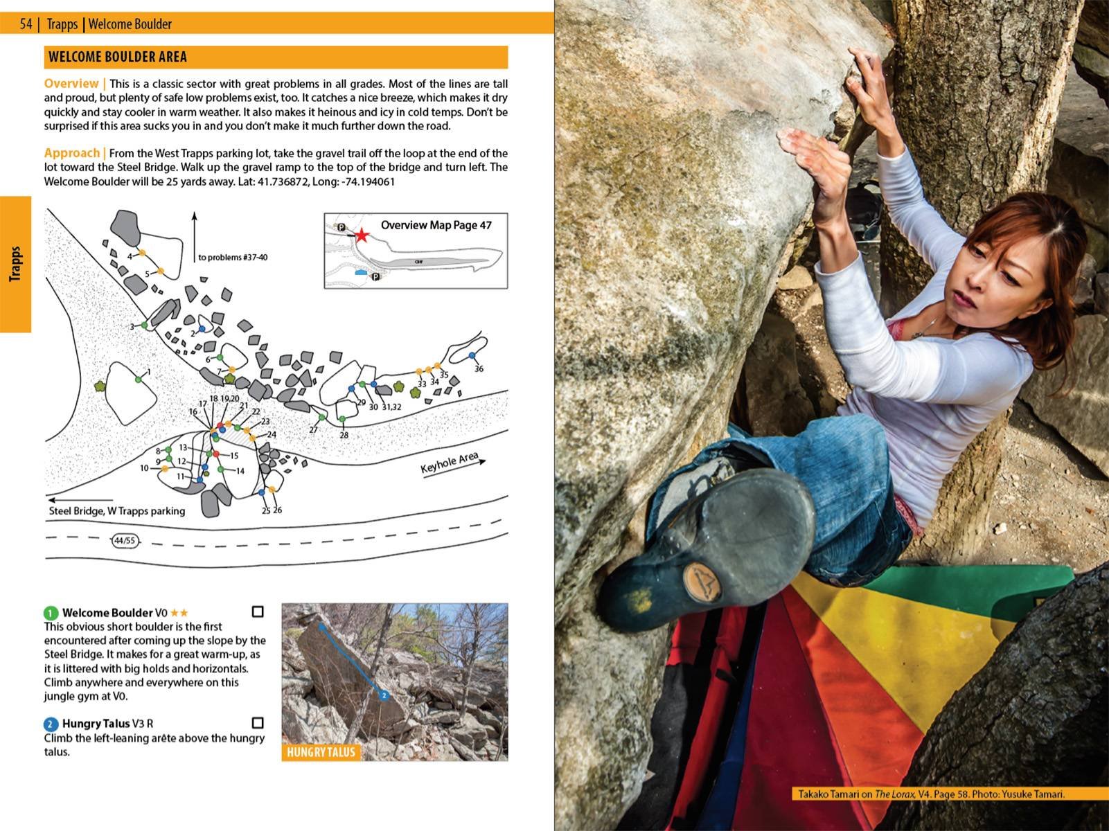 Gunks Bouldering Climbing Guide - Wolverine Publishing 