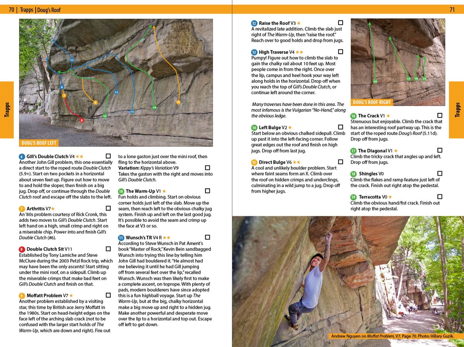 Gunks Bouldering Climbing Guide - Wolverine Publishing 