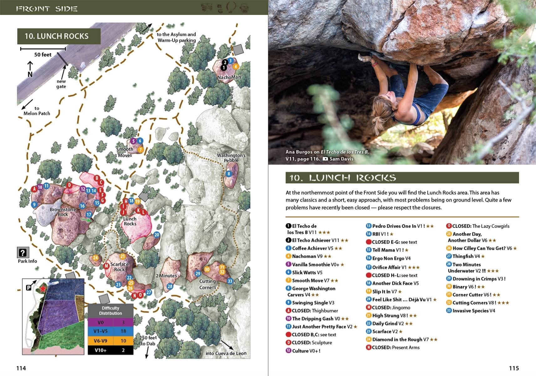 Hueco Tanks North Mountain Bouldering Climbing Guide 