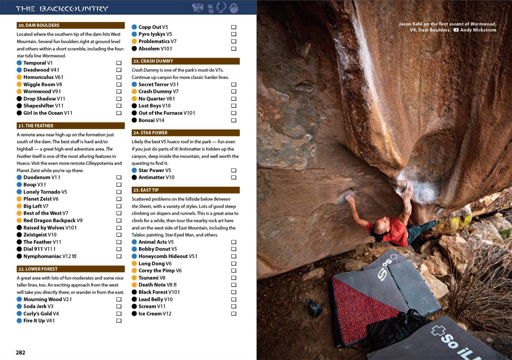 Hueco Tanks North Mountain Bouldering Climbing Guide 