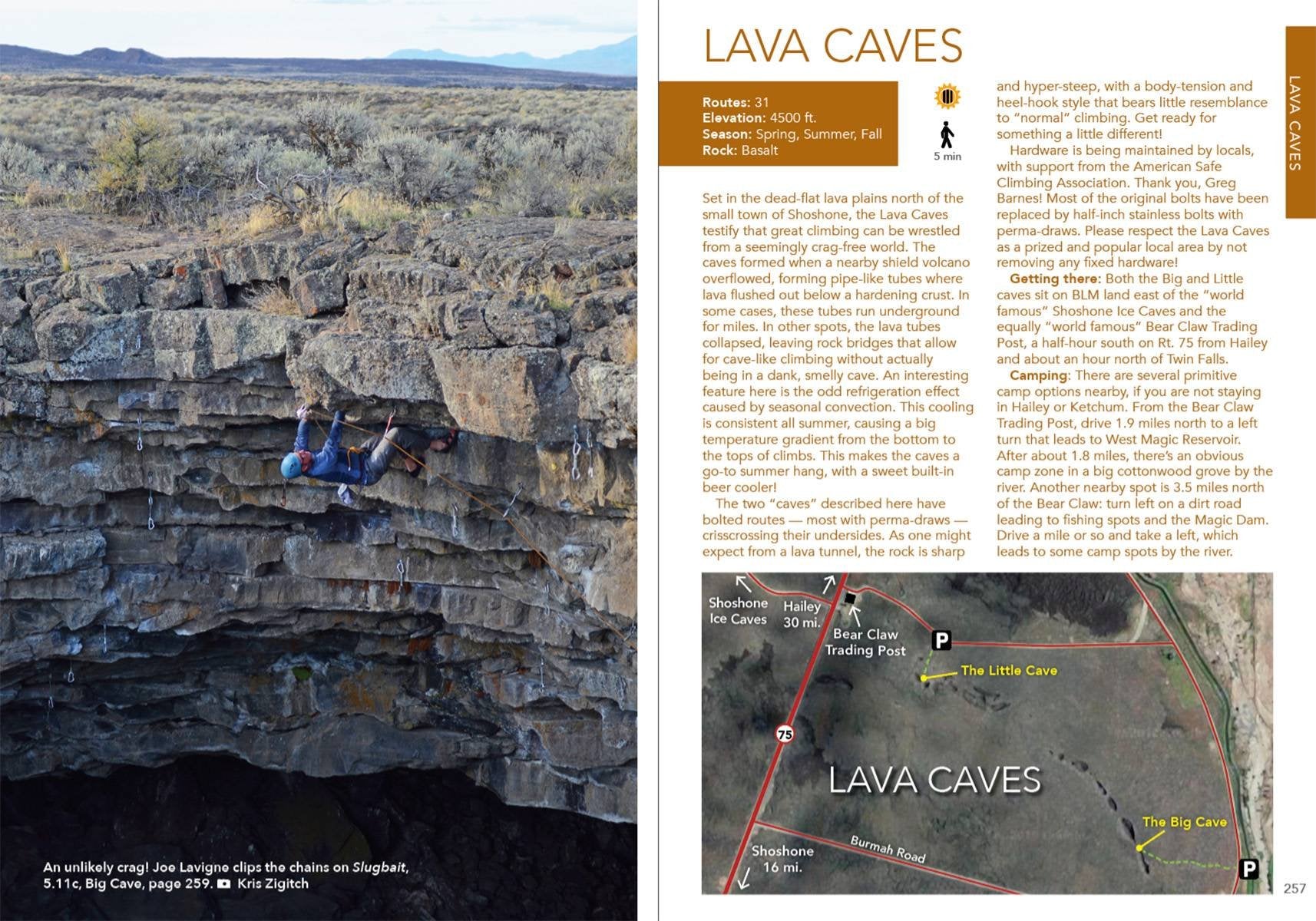 Idaho Underground Climbing Guide - Wolverine Publishing 