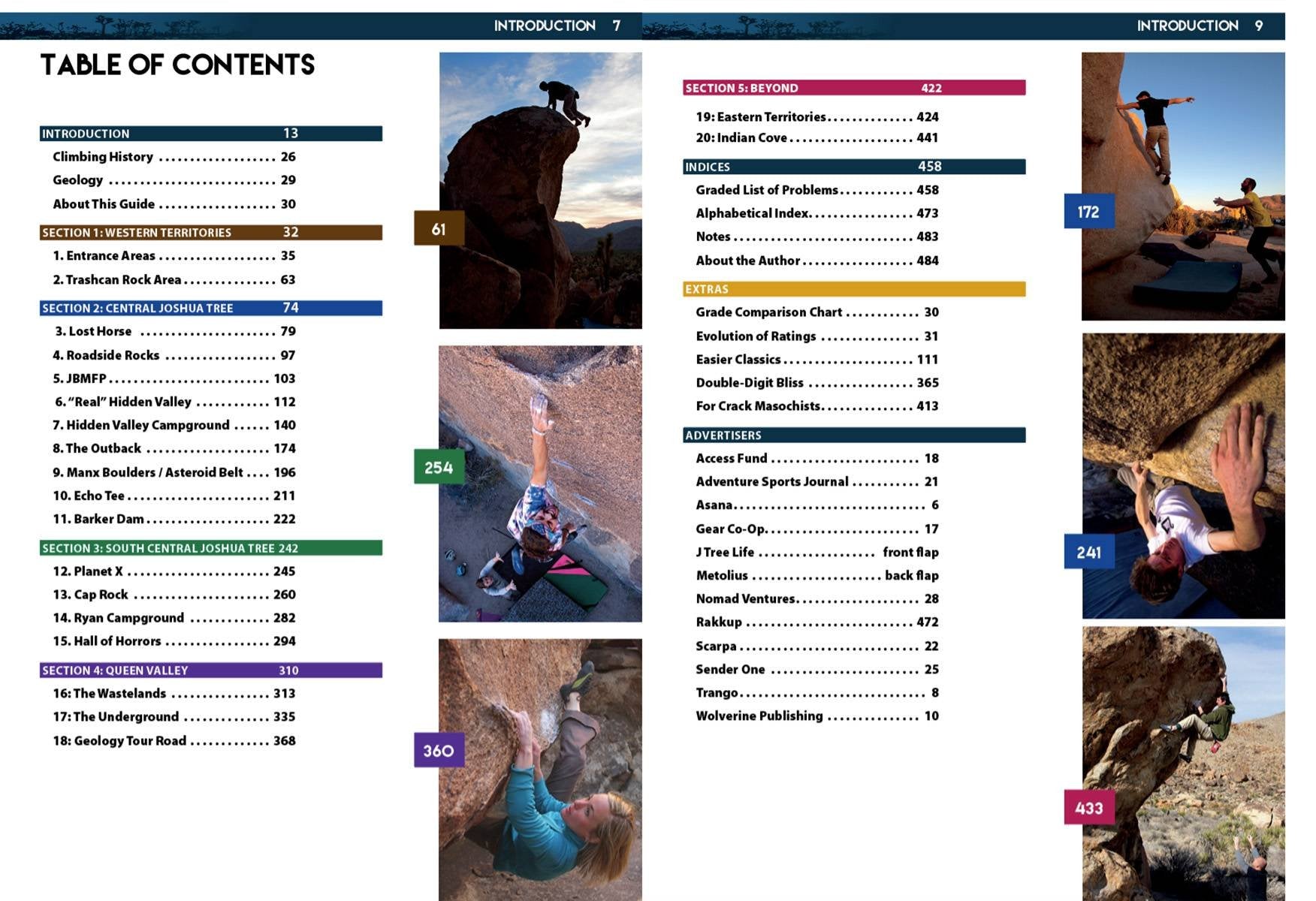 Joshua Tree Bouldering Climbing Guide - Wolverine Publishing 