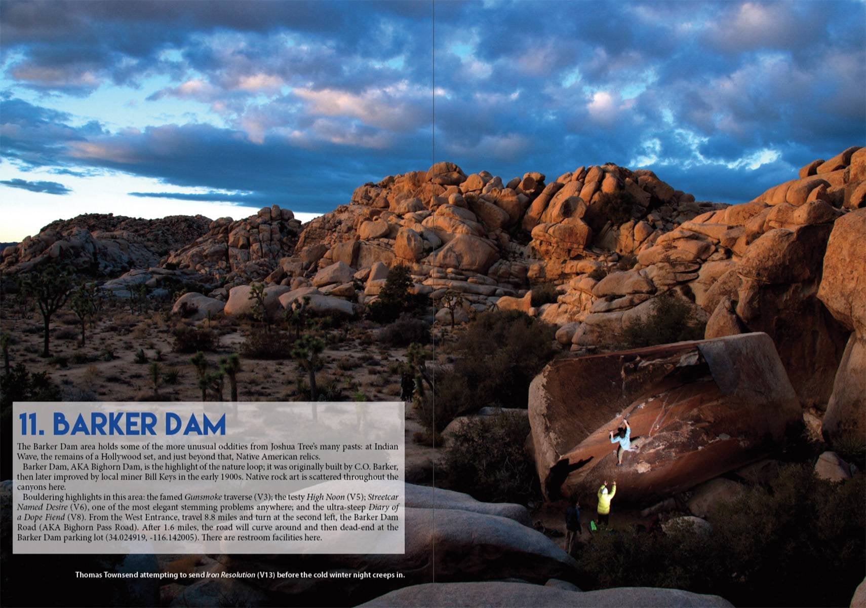 Joshua Tree Bouldering Climbing Guide - Wolverine Publishing 
