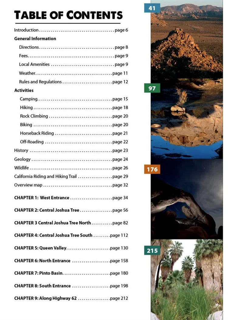 Livre Joshua Tree Insider's Guide - Wolverine Publishing