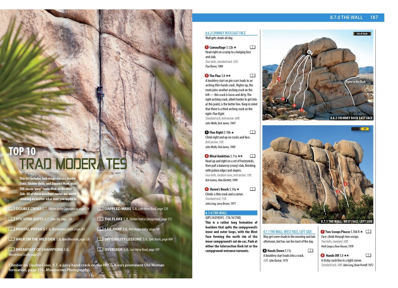 Joshua Tree Rock Climbs Climbing Guide - Wolverine Publishing 