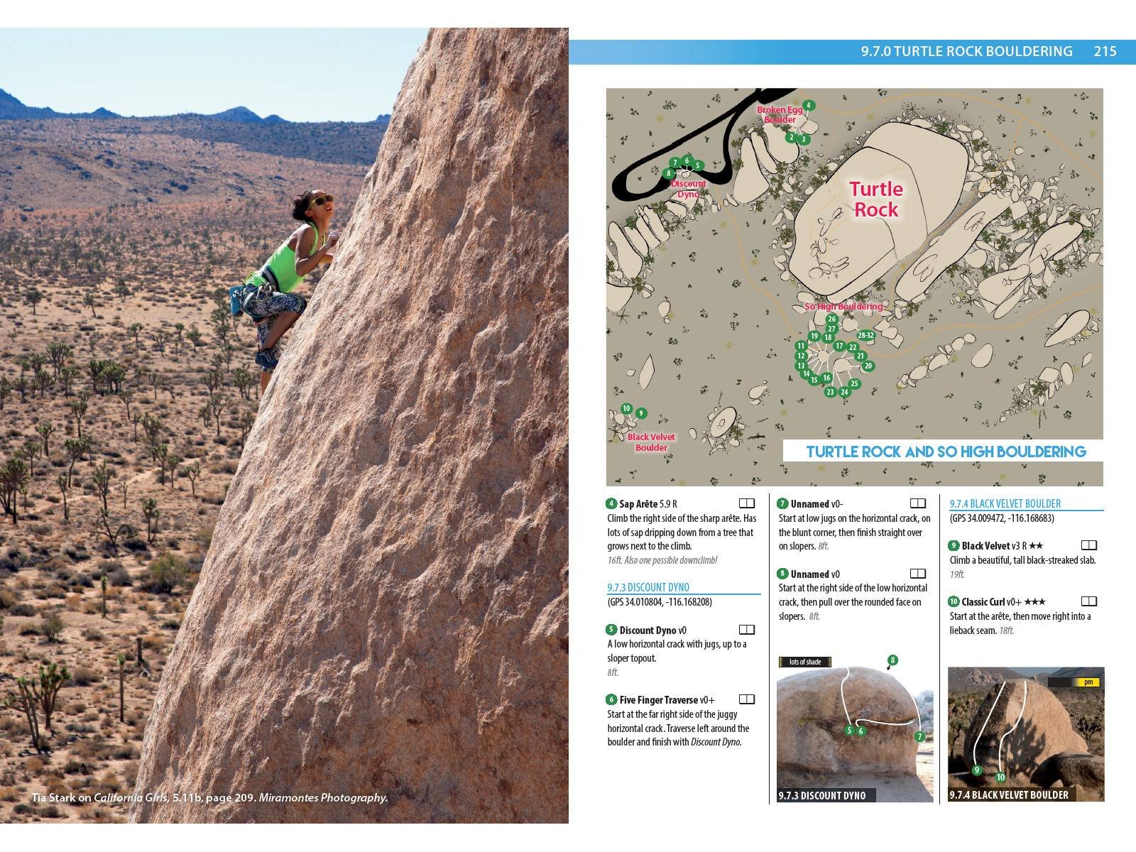 Joshua Tree Rock Climbs Climbing Guide - Wolverine Publishing 