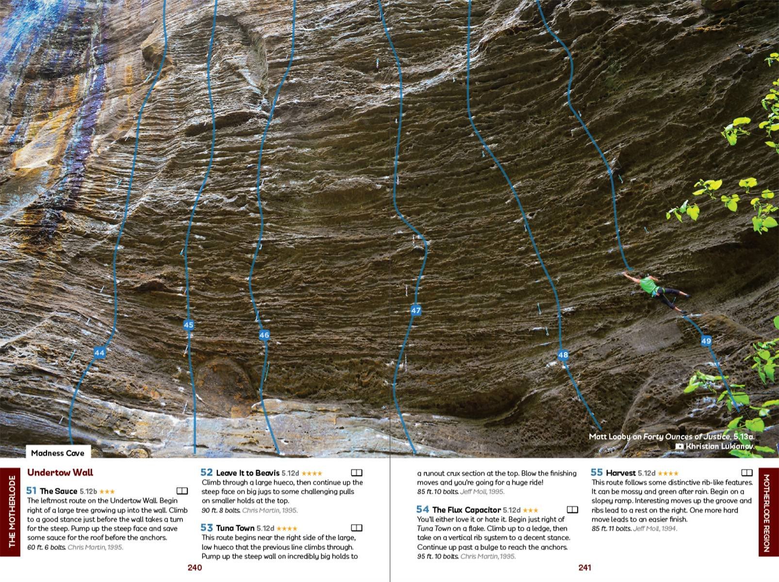 Red River Gorge Select Climbing Guide - Wolverine Publishing 