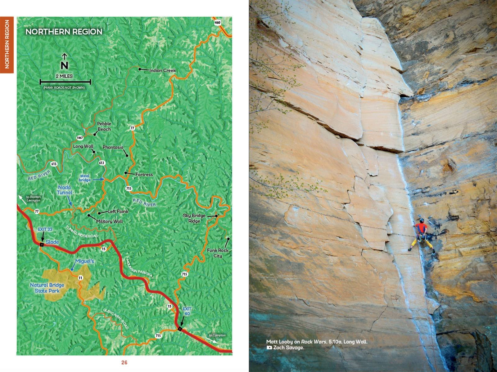 Red River Gorge Select Climbing Guide - Wolverine Publishing 