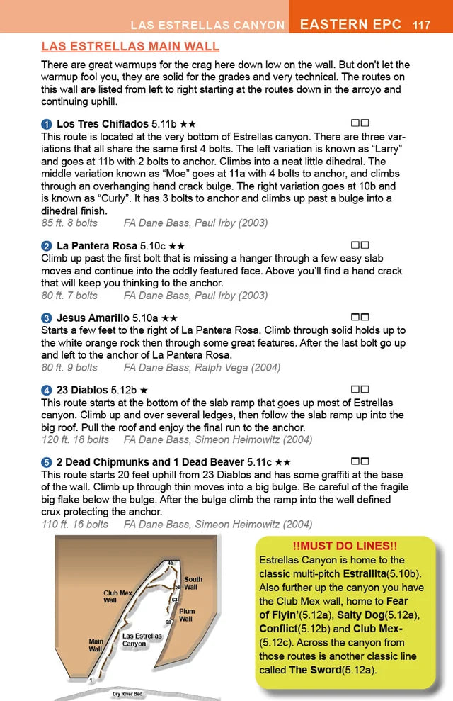 Guide d'escalade El Potrero Chico 4ième Édition - Frank Madden