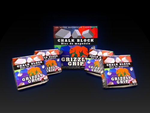 Magnésie Chalk Block - Grizzly Grip