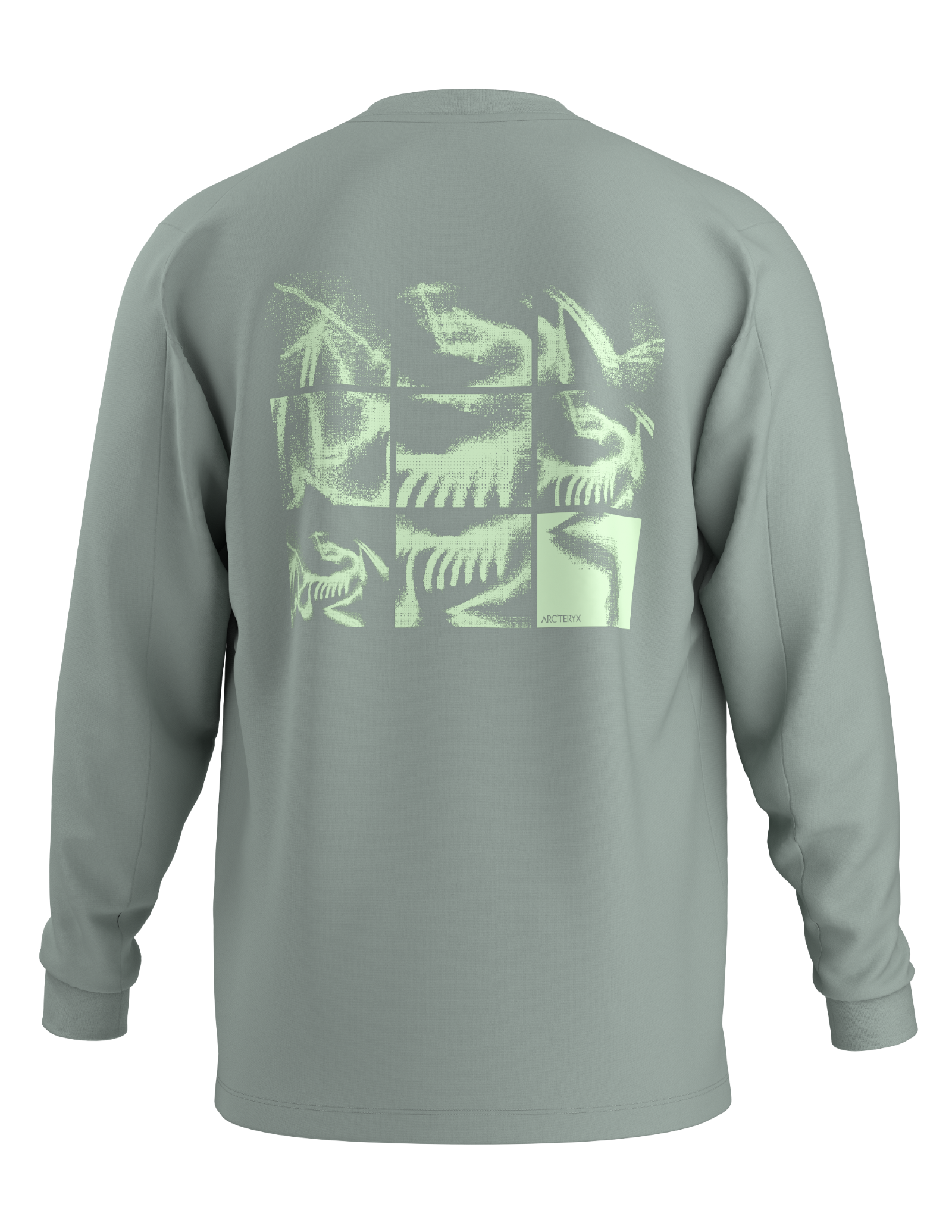 Crewneck Kragg Cotton Bird Tile H - Arc'teryx 