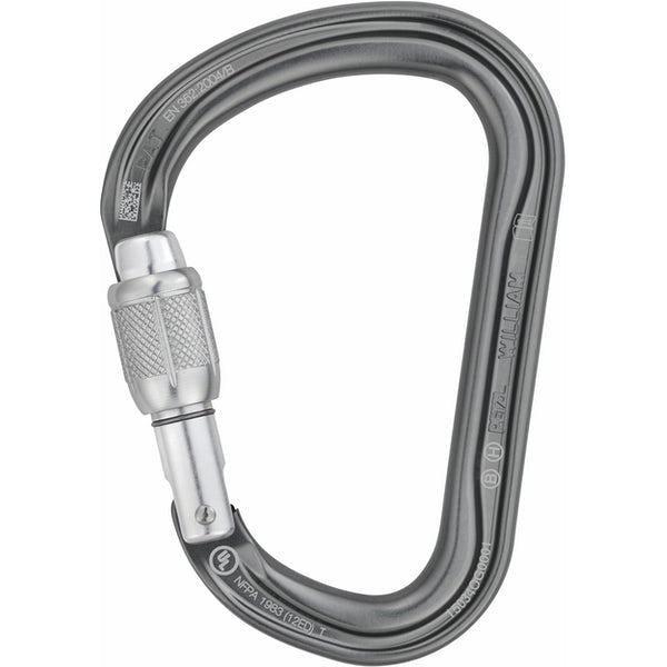 William screw-lock carabiner - Petzl 