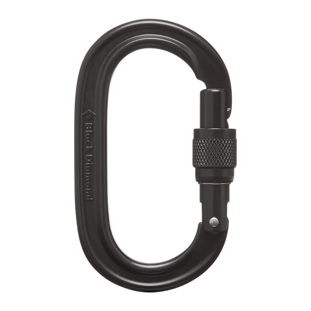 Mousqueton Oval KeyLock Screwgate black diamond