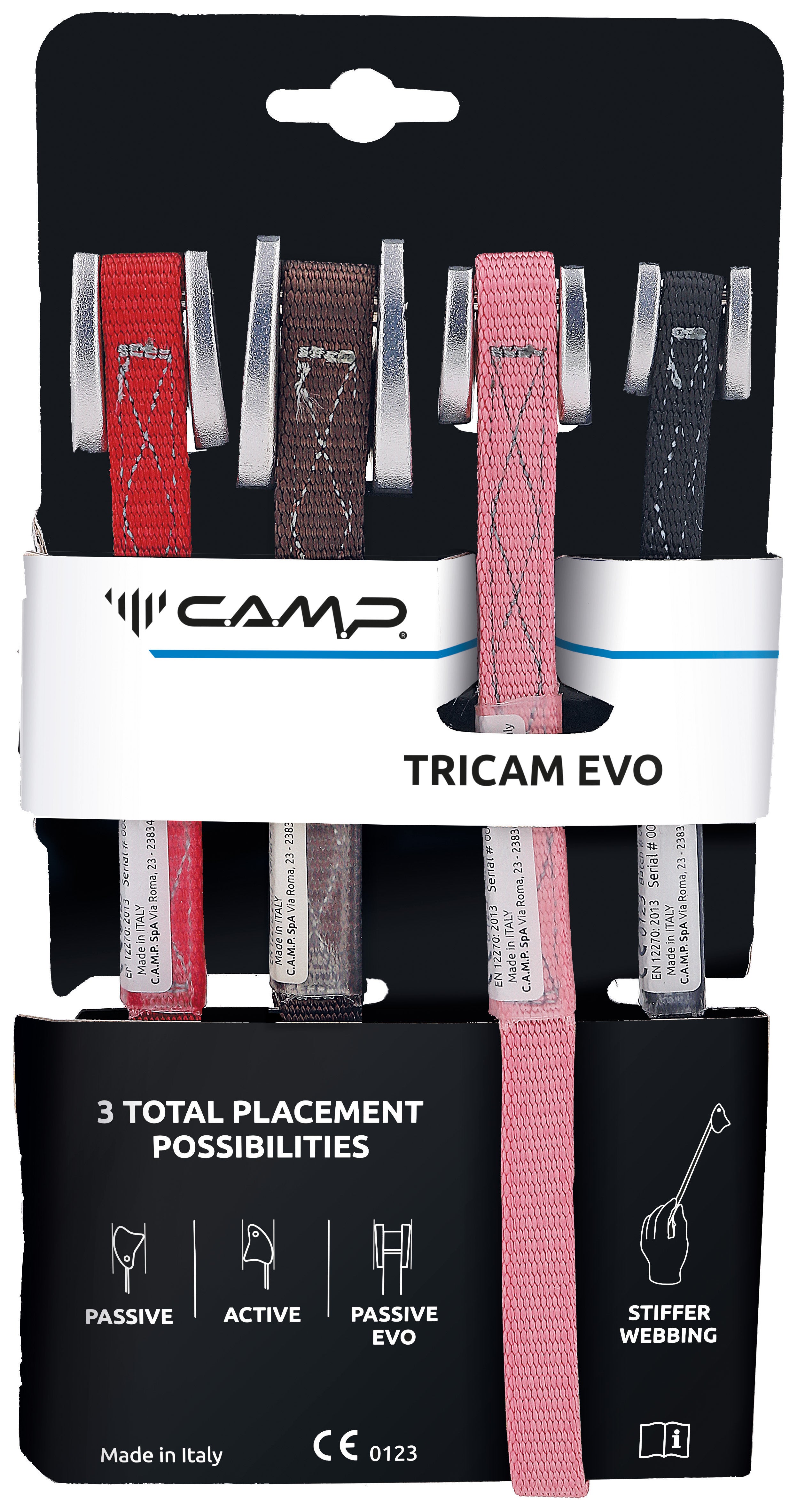 Dyneema Tricam Set Nuts (0.5 - 2.0) - Camp 