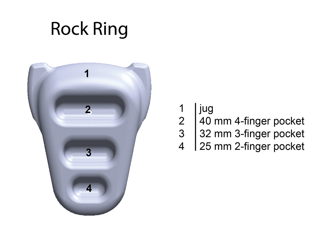 Poutre d'entrainement Rock Rings - Metolius